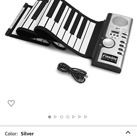 Electronic soft rollable keyboard piano - Picture 4 of 7